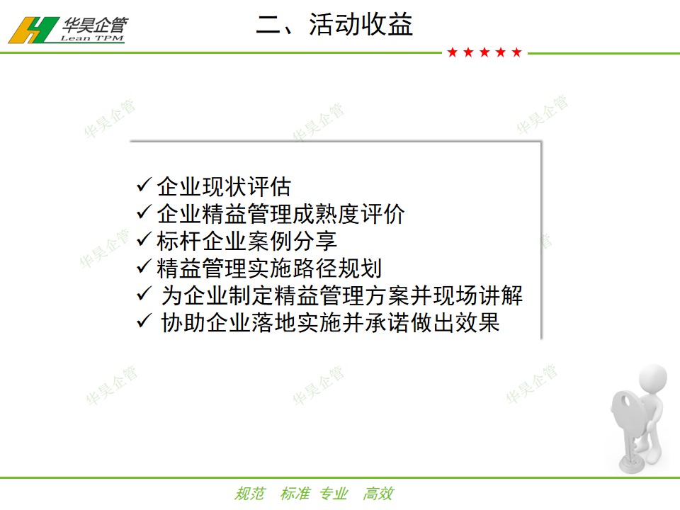 華昊企管精益公益行——100家企業(yè)免費診斷